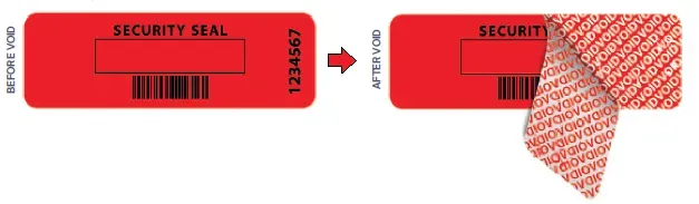 Residue security labels